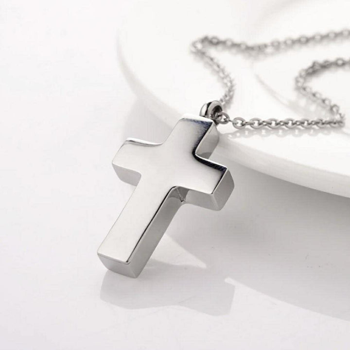 ネックレス | 遺骨カプセルクロスネックレス - ペット供養・メモリアルジュエリー