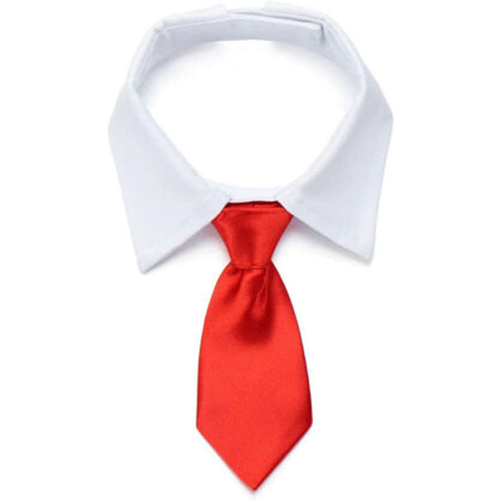 ペットグッズ | 小型犬・猫用おしゃれネクタイ（赤/黒）