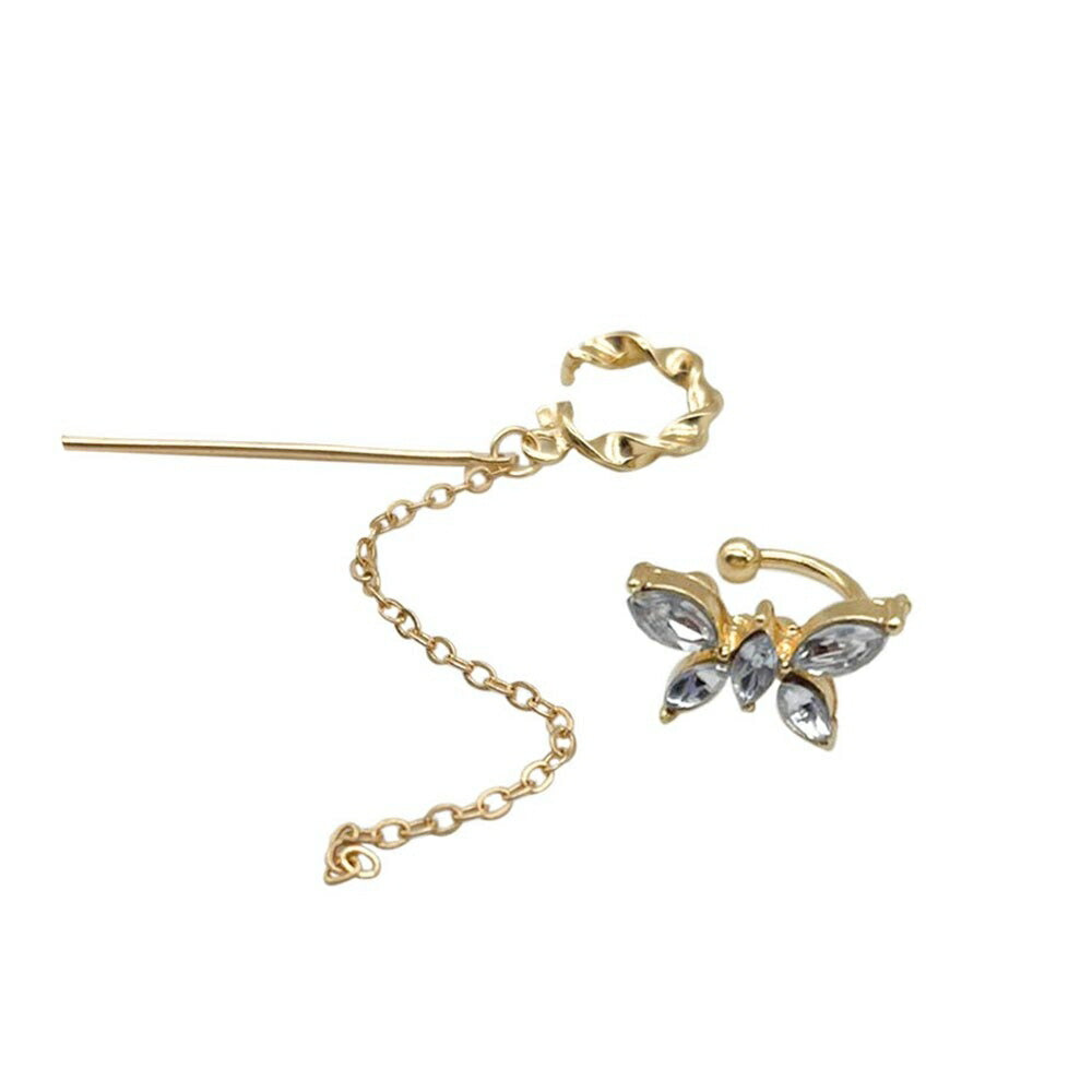 ピアス イヤーカフ | バタフライデザイン イヤーカフ ユニセックス