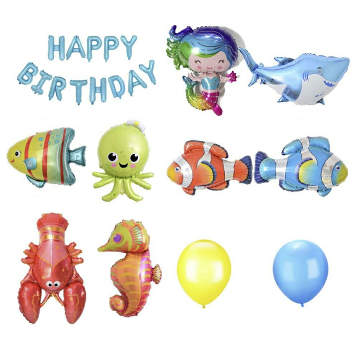 イベントグッズ | 誕生日用バルーンガーランドセット - 子供向けパーティー飾り