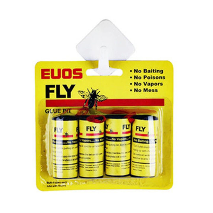 虫よけ 鳥よけ | 強力虫よけロールテープ12個セット - 黄色、室内外対応