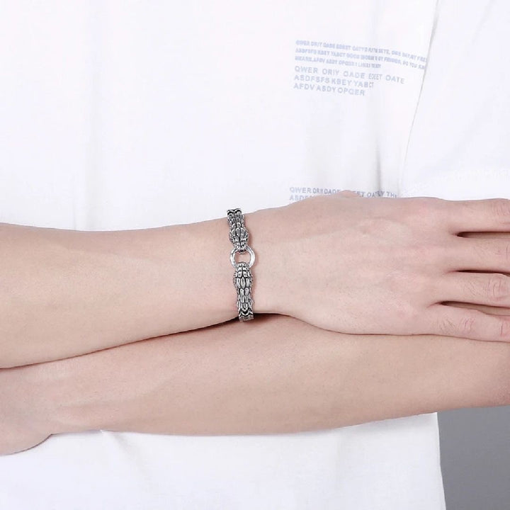 ブレスレット | 開運ダブルスネークブレスレット 男女兼用