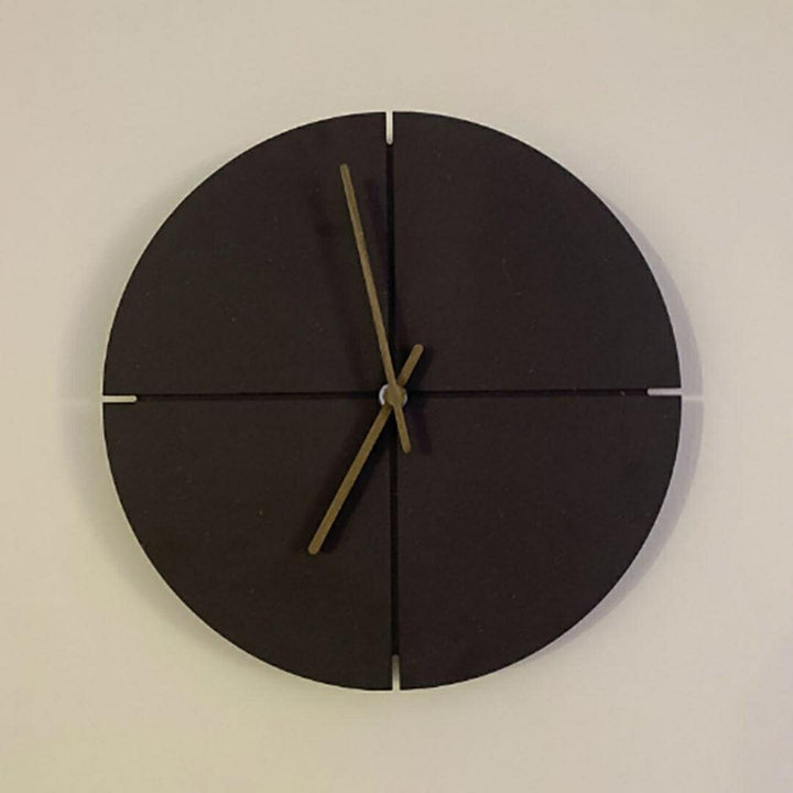壁掛け時計 | シンプルモダン壁掛け時計 クロスデザイン ブラック