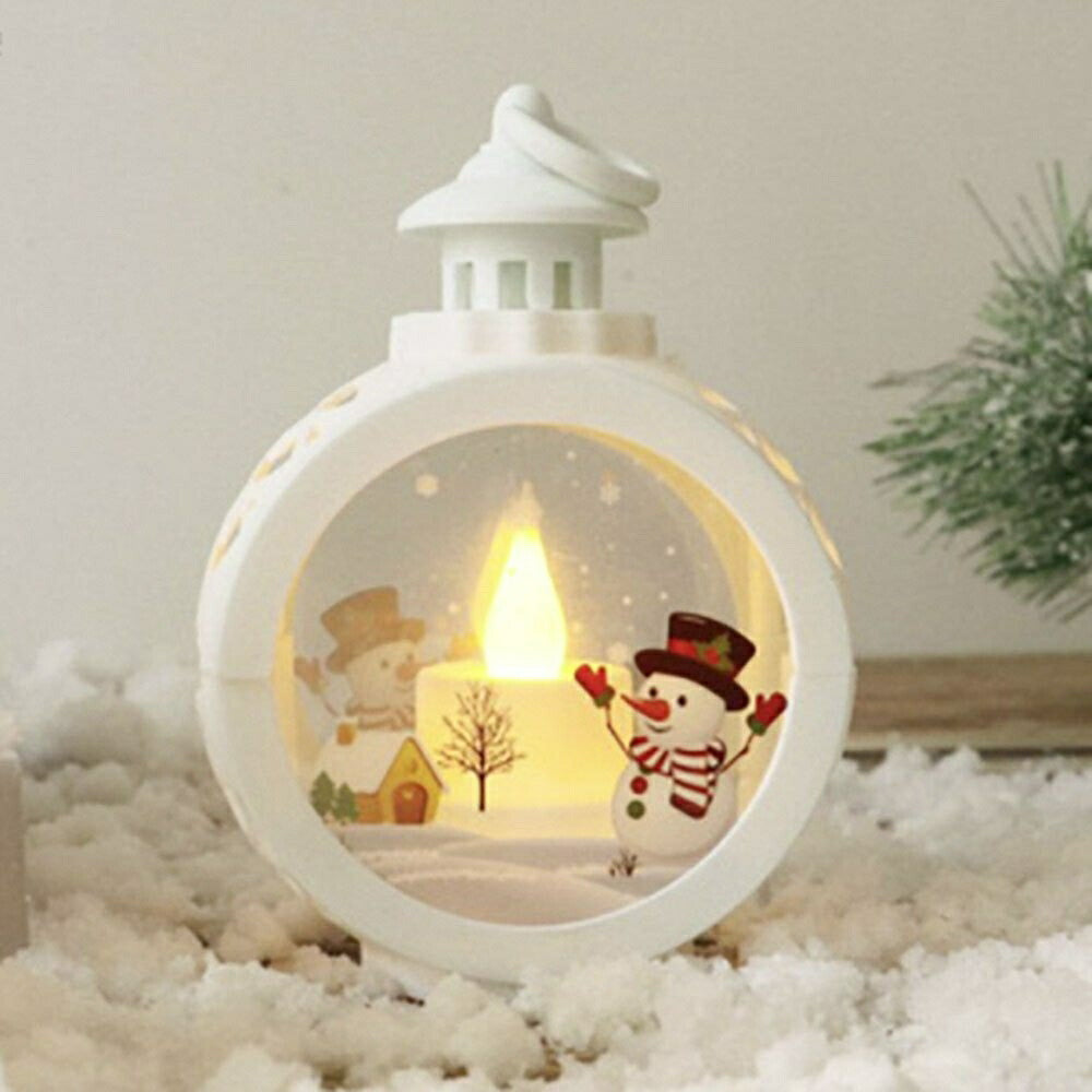イベントグッズ | クリスマス ランタン イルミネーション - サンタor雪だるまデザイン