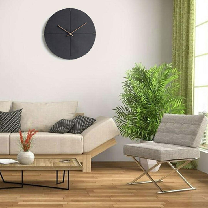 壁掛け時計 | シンプルモダン壁掛け時計 クロスデザイン ブラック