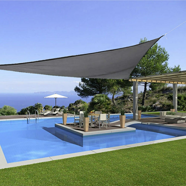 アウトドア用品 その他 | グレー三角形サンシェード - UVカットアウトドア用