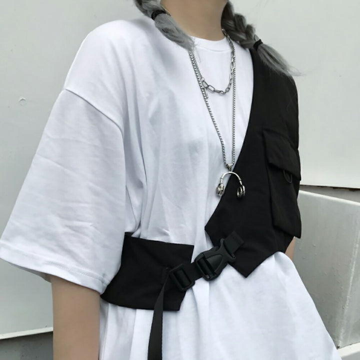 小物 その他 | アシンメトリーフィッシングベスト | 多機能・多ポケット | 男女兼用