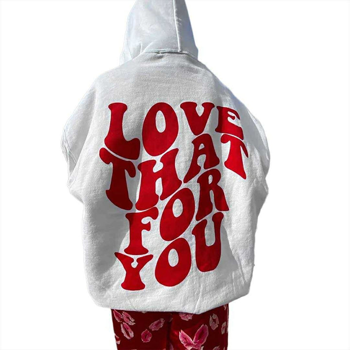 パーカー 女性 | ホワイト ビッグプルオーバー パーカー - ユニセックス