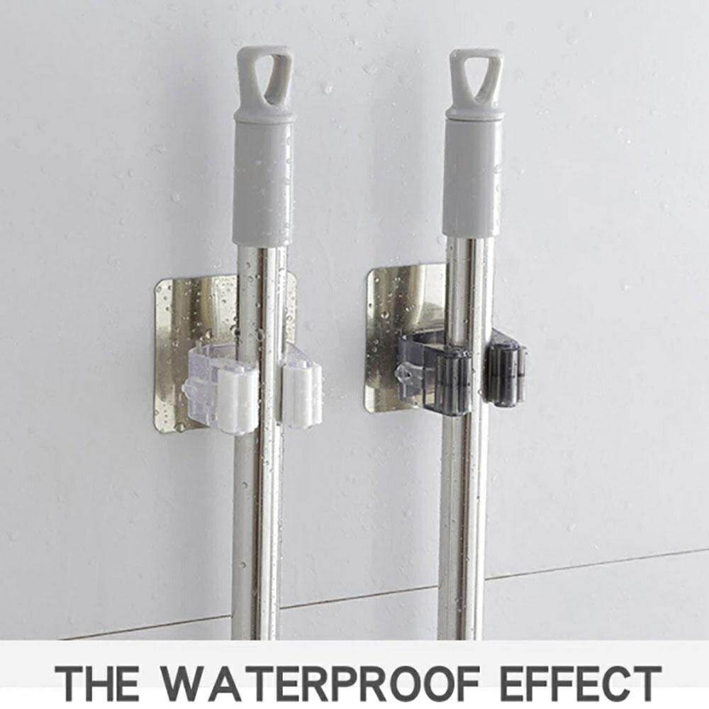 インテリアインテリア雑貨 その他 | ほうき＆モップウォールホルダー 2個セット - 収納整理用