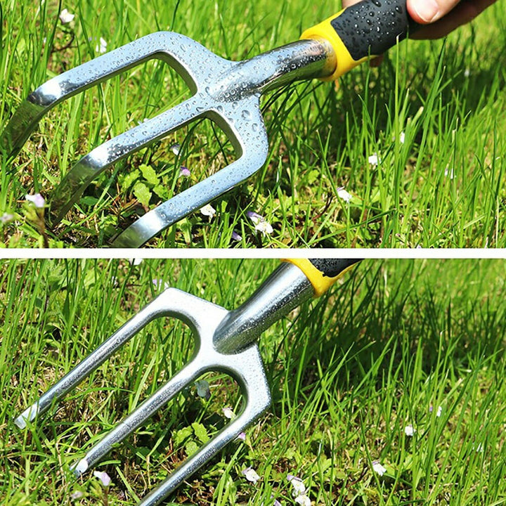 アウトドア用品 その他 | イエロー5点ガーデニングセット（スコップ・熊手・草ぬき）