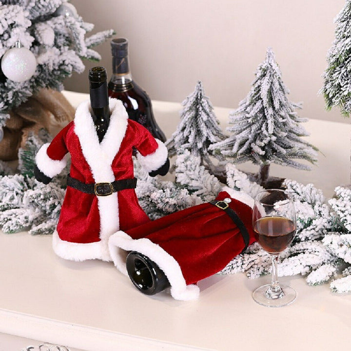イベントグッズ | クリスマス用サンタデザインワインボトルカバー