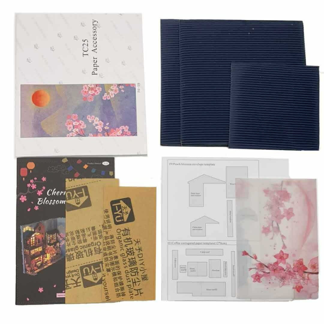 玩具 | 櫻花子港・日本の街並みジオラマキット：DIYドールハウスセット