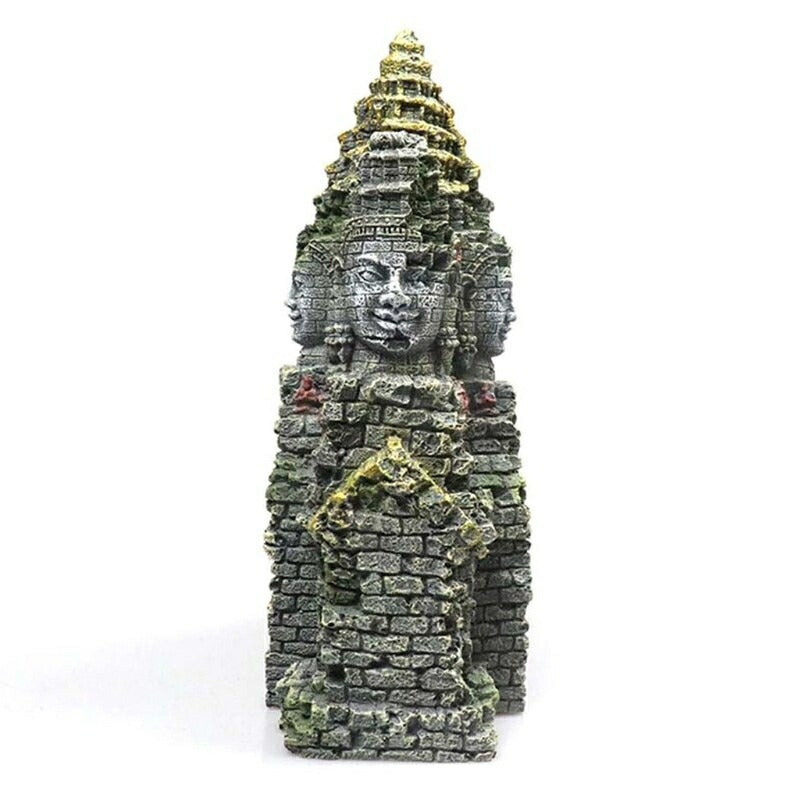 ペットグッズ | アステカ遺跡風アクアリウムオブジェ