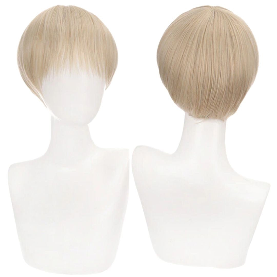 コスプレ小物 | 自然で軽量なナチュラルウィッグ：選べる3カラー、調整可能