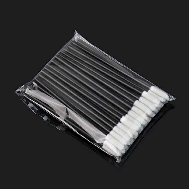 コスメティック | 業務用ディスポーザブルリップブラシ100本セット - プロ仕様メイクアップツール