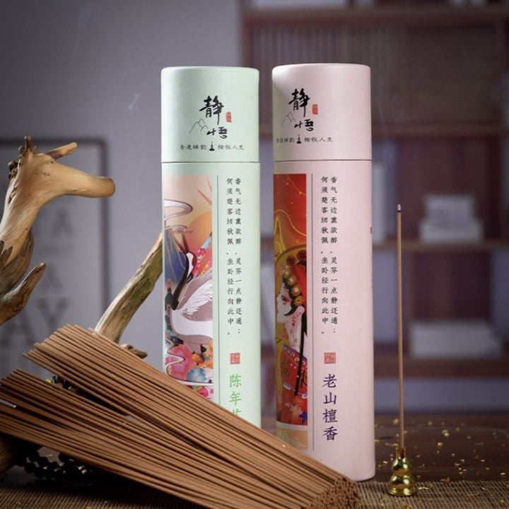 お香 | サンダルウッド・よもぎ・沈香 天然お香セット - リラックス＆癒しの香り