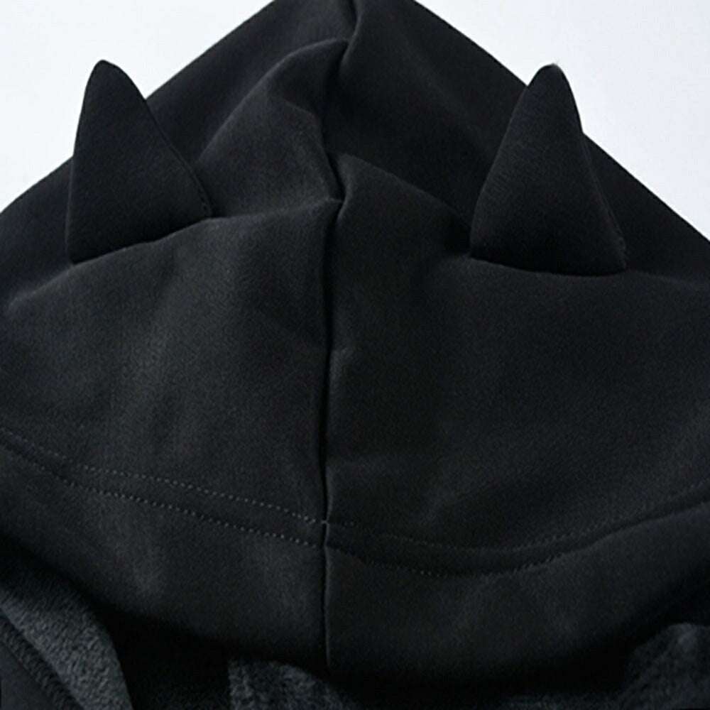 パーカー 女性 | 猫耳オフショルダーパーカー レディース 長袖