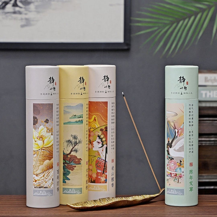 お香 | サンダルウッド・よもぎ・沈香 天然お香セット - リラックス＆癒しの香り