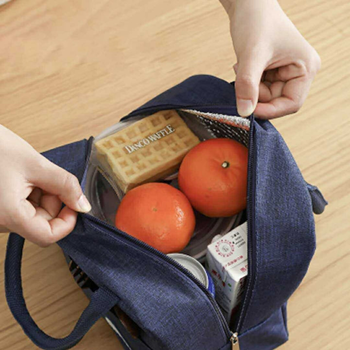 アウトドア用品 その他 | クマ柄ランチバッグ 保冷・保温機能付き 大容量ポケット（ブラック/ネイビー）