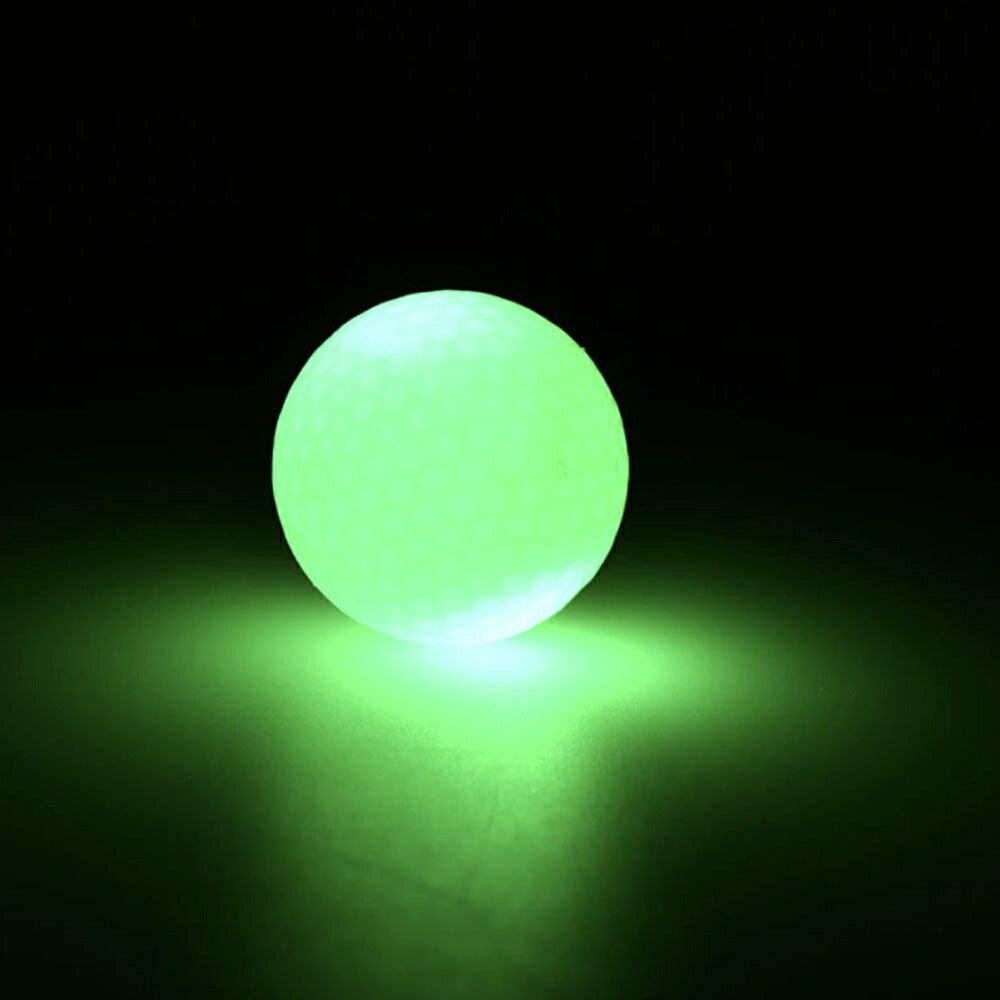 トレーニング器具 | 光るゴルフボール5個セット - 夜間パット練習用蓄光タイプ