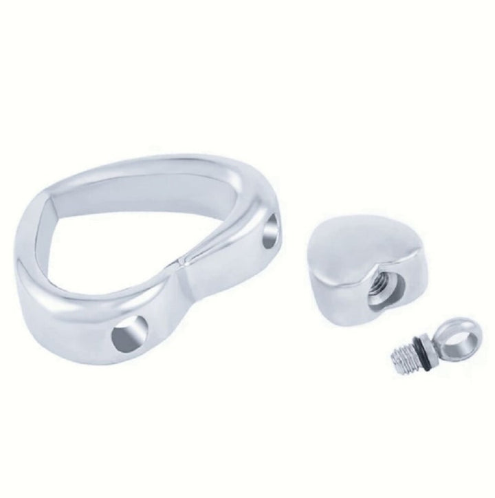 ネックレス | ダブルハート遺骨ネックレス ペット供養用ジュエリー