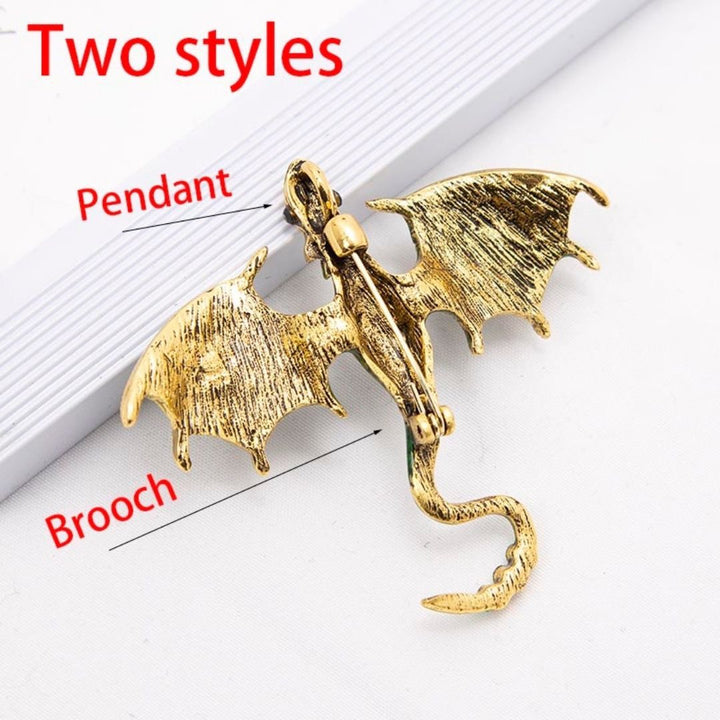 アクセサリー その他 | ドラゴンエナメルブローチ 全6カラー 男女兼用