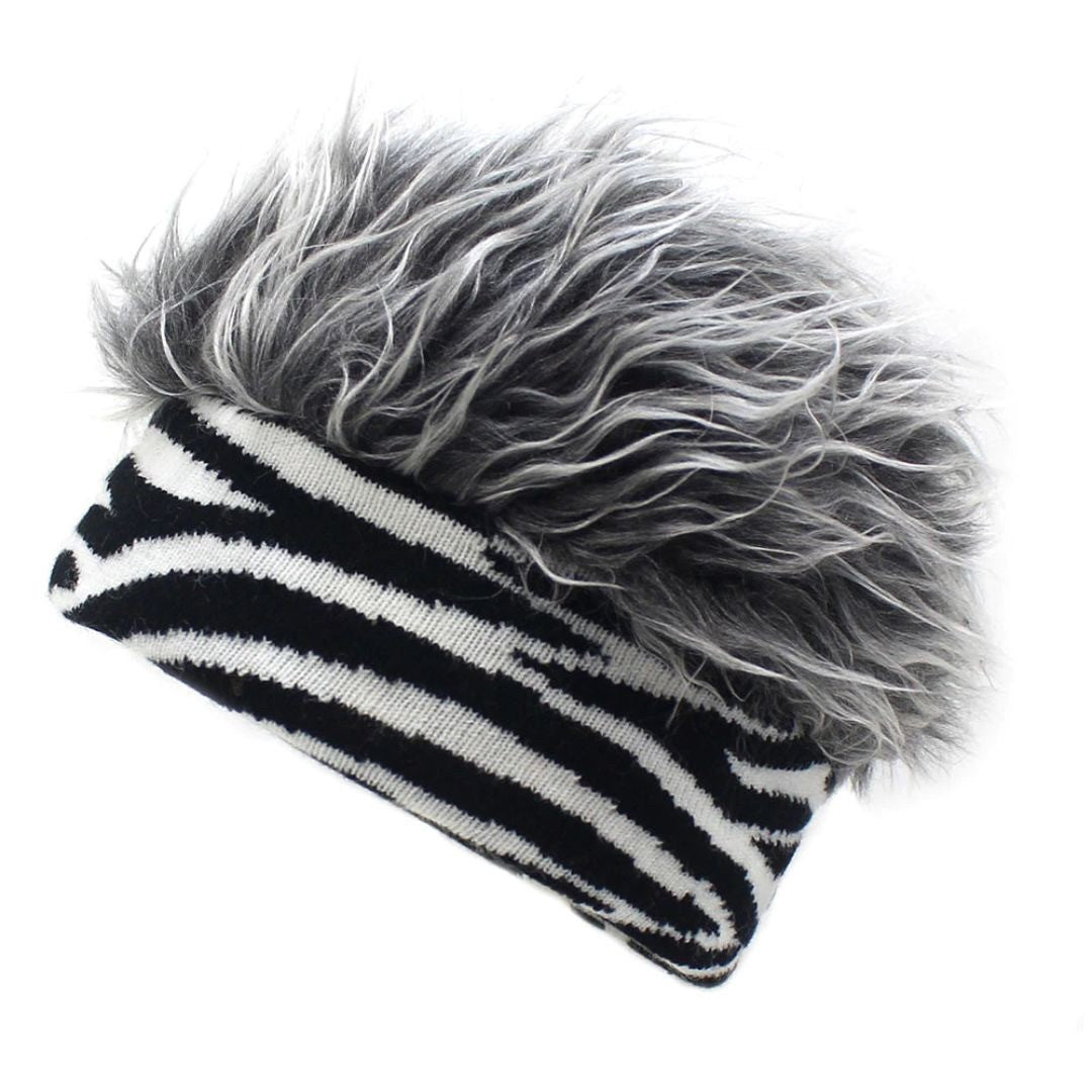 男性ファッション その他 | メンズ フレアバイザー ウィッグ | ゼブラorパンダ柄