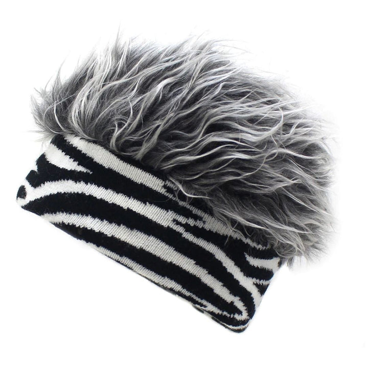 男性ファッション その他 | メンズ フレアバイザー ウィッグ | ゼブラorパンダ柄