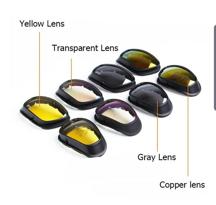 サングラス | Daisy C5 偏光サングラス ４枚セット UVカット・防弾仕様