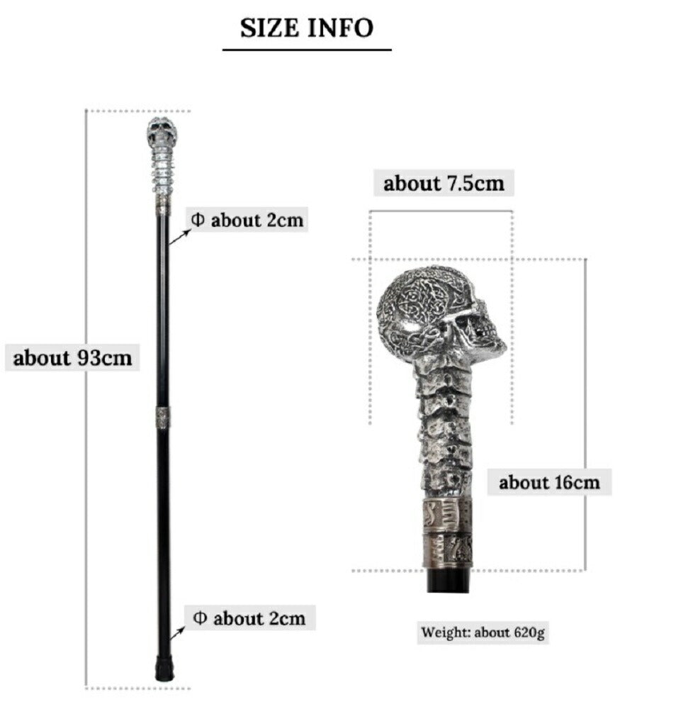 男性ファッション その他 | ゴールドスカル高級ウォーキングスティック