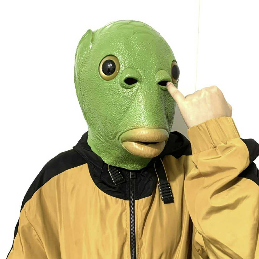 仮装 パーティーグッズ | 半魚人デザイン帽子 ハロウィン・コスプレ向け フリーサイズ