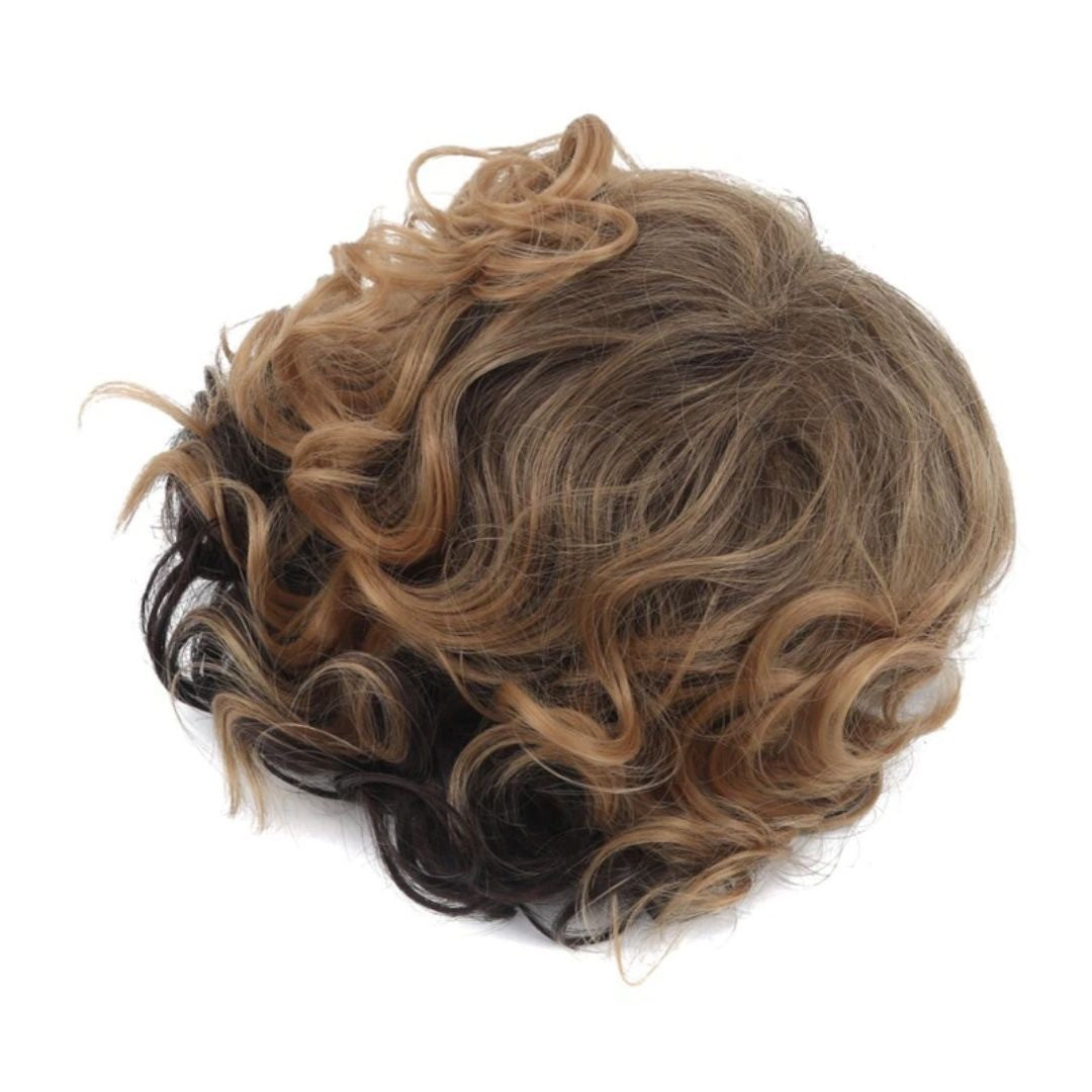 コスプレ小物 | ブラウンロングウェーブフルウィッグ：自然で軽量なナチュラル仕上げ