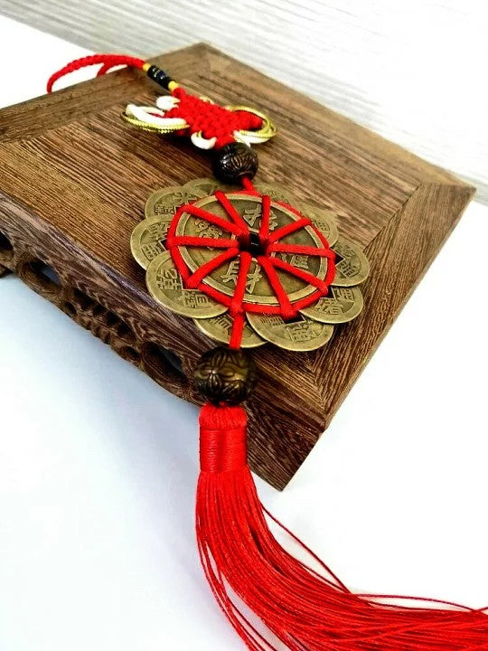 風水 インテリア | 2025風水福袋: 金龍五本爪セット+聖杯・中国結びで開運