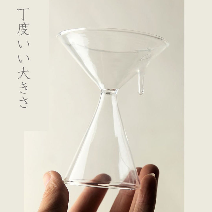 お香 | クリアガラス製お香立て シンプル和風デザイン ホームフレグランス