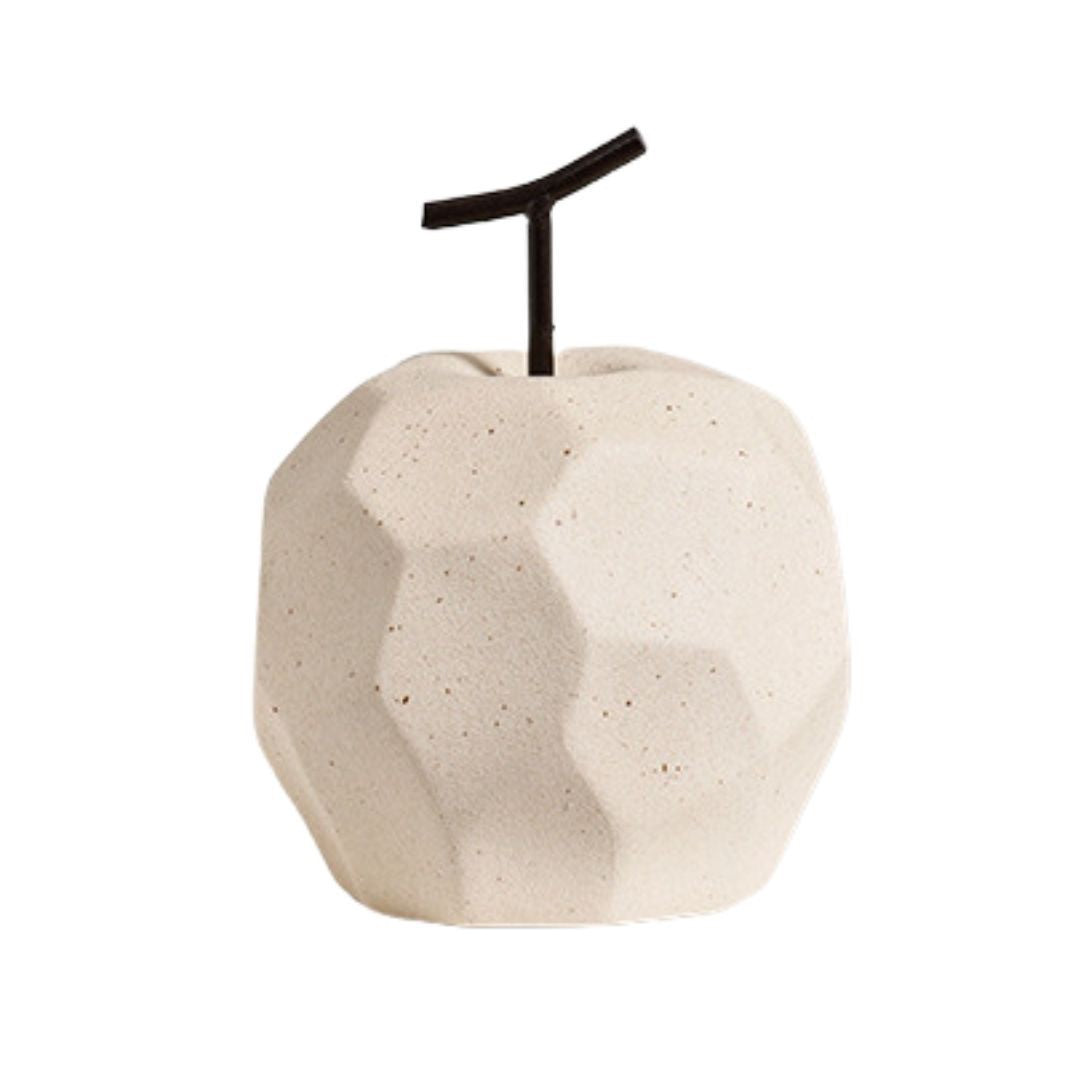 インテリア オブジェ | ポリゴンオブジェ「りんご＆洋梨」モダンインテリア