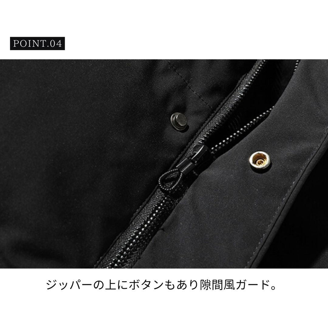 アウタージャケット 男性 | メンズ スタイリッシュ ロングダウンコート | 防寒・フード付き・3カラー