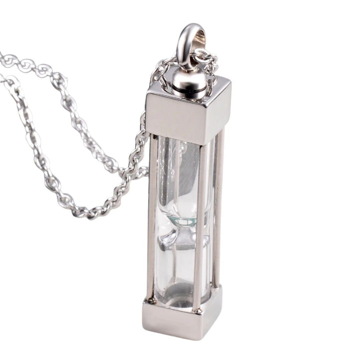 ネックレス | シルバー遺骨カプセルネックレス - ペット供養用