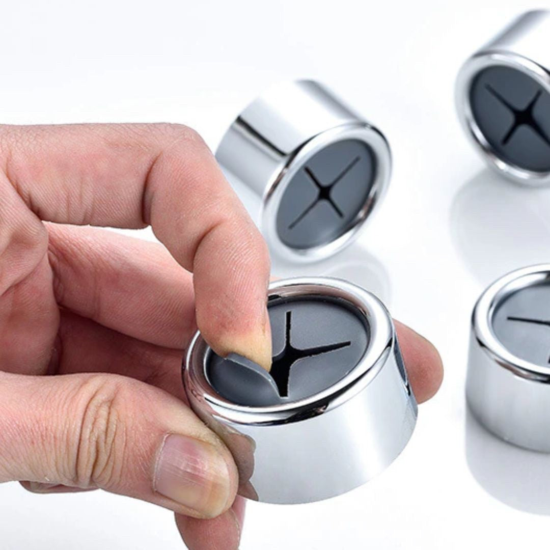 インテリア雑貨 その他 | メタリックプッシュタイプ タオルハンガー 8個セット - キッチン・バスルーム用