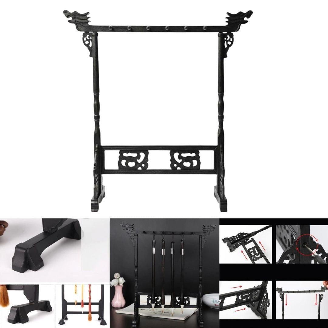 インテリア雑貨 その他 | 木製筆吊り下げホルダー14本用 - 書道・習字向け