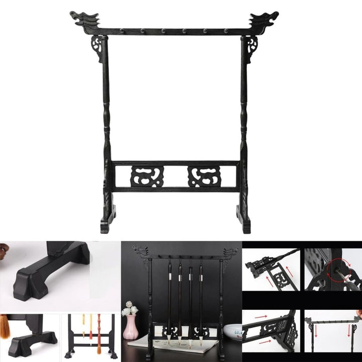 インテリア雑貨 その他 | 木製筆吊り下げホルダー14本用 - 書道・習字向け