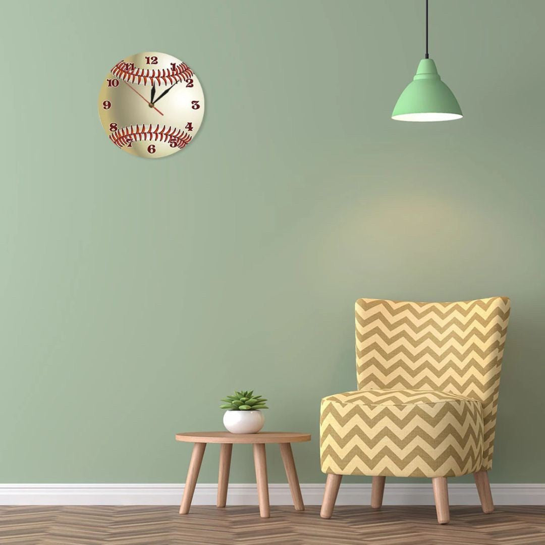 インテリアインテリア雑貨 その他 | 野球ボールデザイン壁掛け時計 - スポーツルーム向けギフト