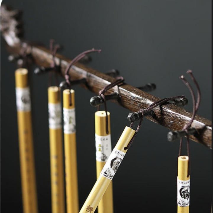 インテリア雑貨 その他 | 木製筆吊り下げホルダー14本用 - 書道・習字向け