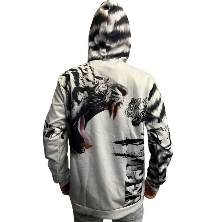 男性ファッション その他 | ホワイトタイガーパーカー 選べる3サイズ メンズ・レディース兼用
