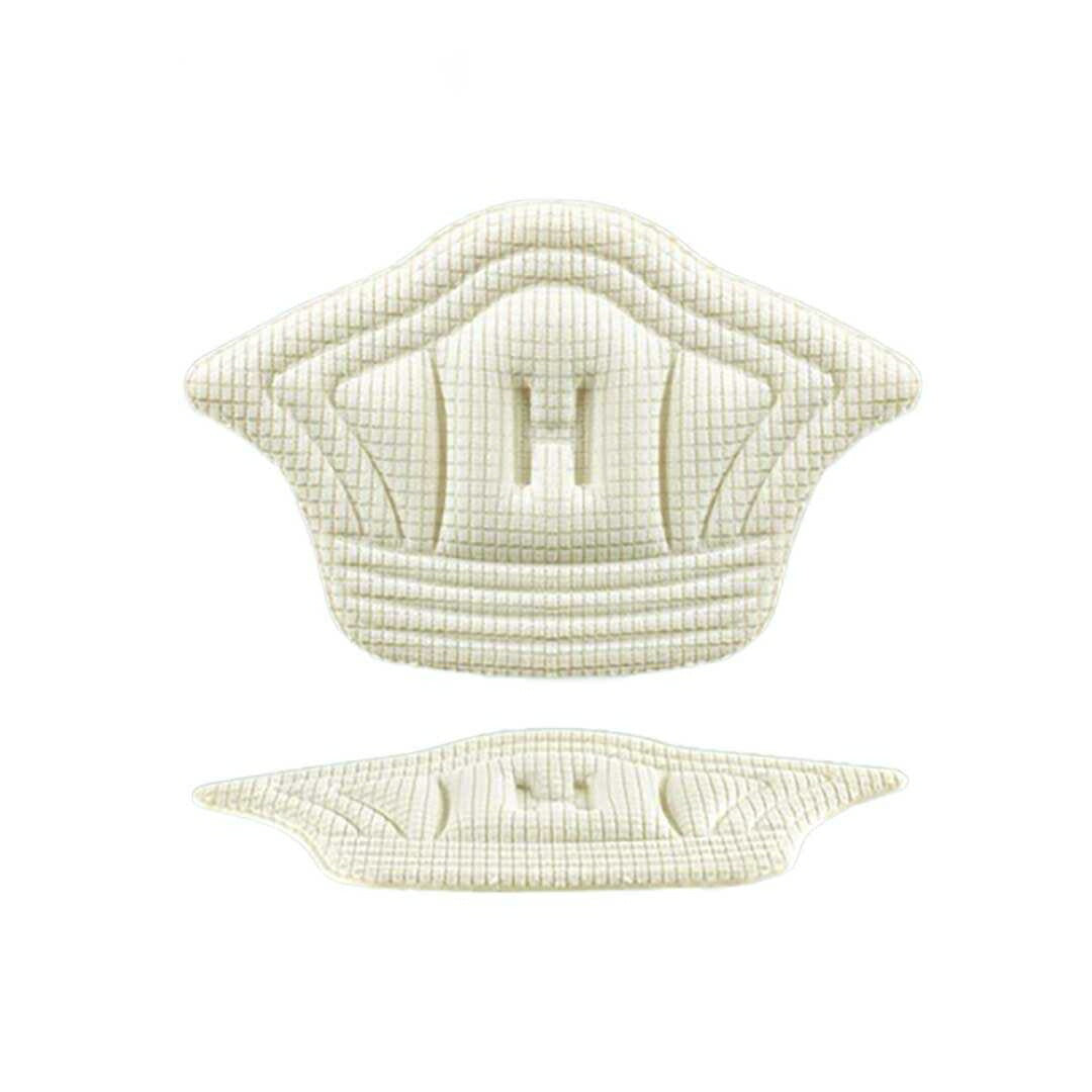 かかと 靴擦れ 防止 | かかと保護・調整用インソール 2枚入り - ホワイト/ブラック、ユニセックス