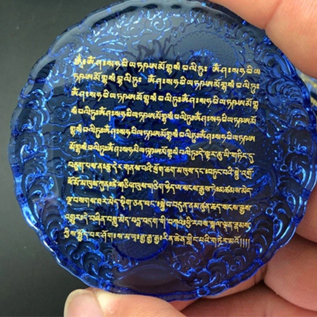 金運 開運 グッズ | 青龍ブルークリスタル置物 - 開運金運財産運