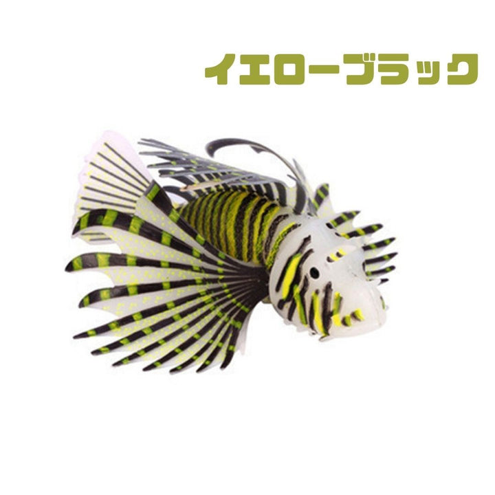 ペットグッズ | シリコン製イルミネーションライオンフィッシュ水槽オブジェ