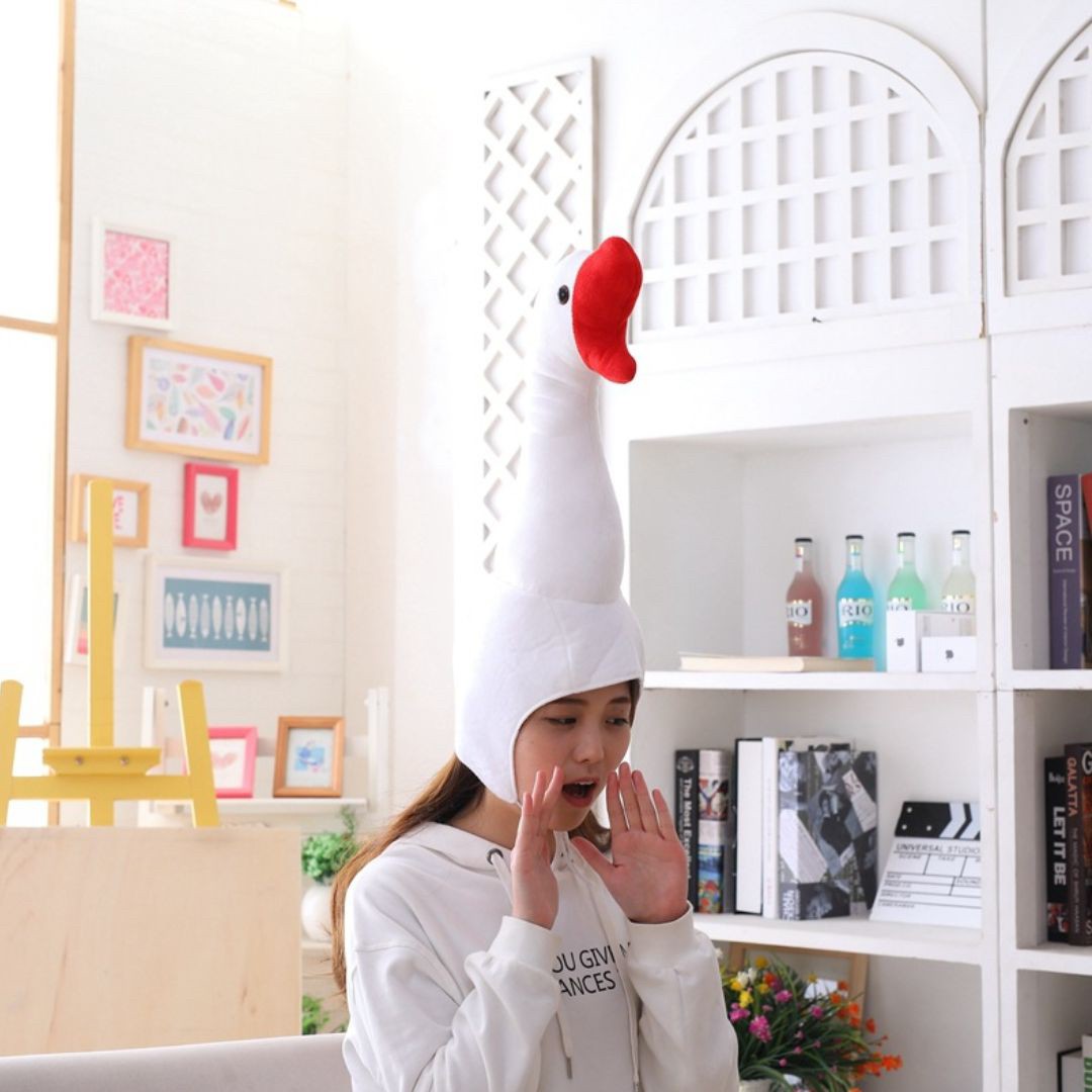 仮装 | かわいいガチョウの帽子 コスプレ・パーティー用 フリーサイズ