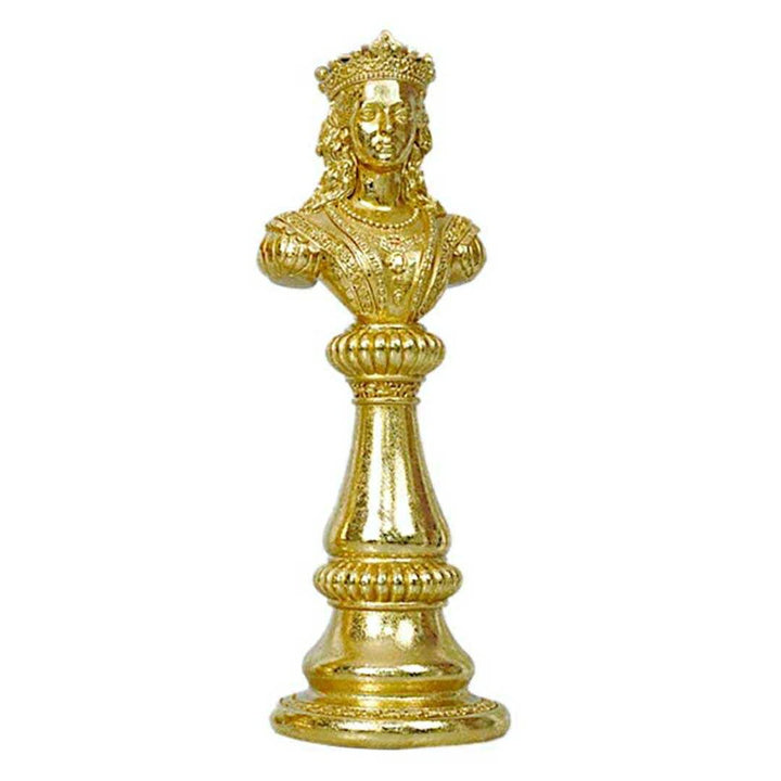 インテリア オブジェ | ナイト・キング・クイーン チェス駒デザイン オブジェ 【アンティーク調仕上げ・微細な塗装ムラ等あり】
