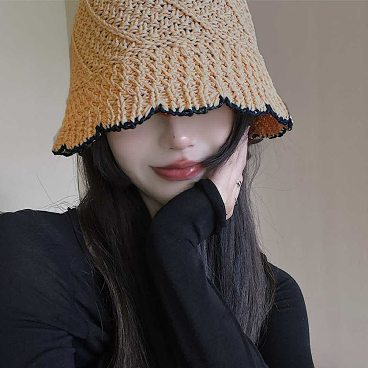 小物 その他 | クロシェバケットハット 男女兼用 ホワイト/ブラック/ブラウン