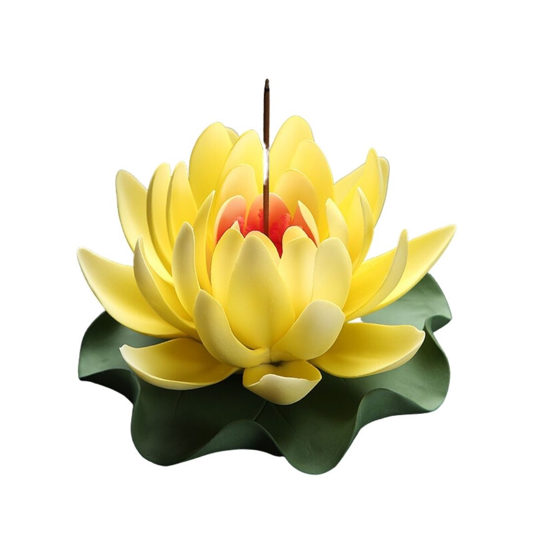 お香 | 蓮の花 お香立て インセンスホルダー - 選べる6カラー